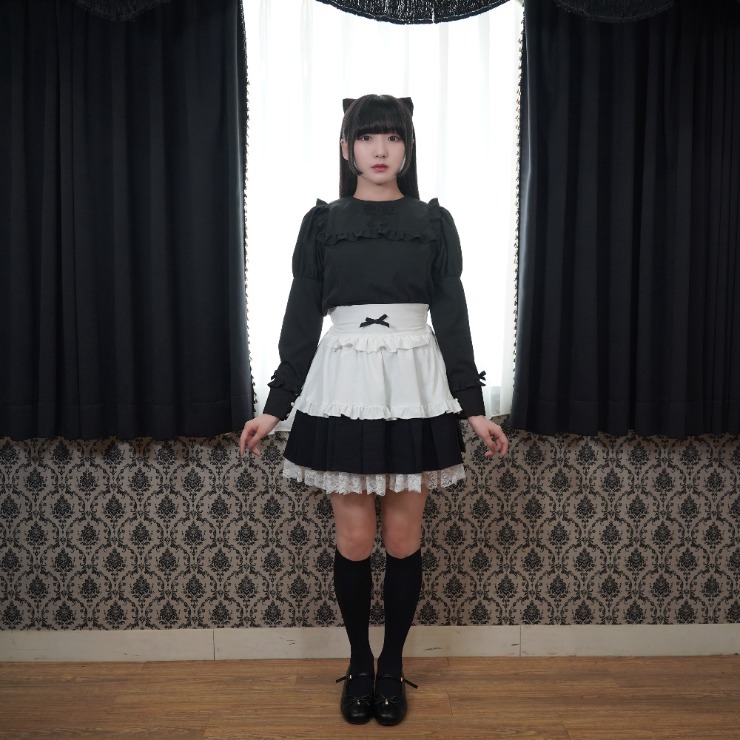 まりりん☆kate spade 黒 プリーツスカート &セーター まりりん☆kate