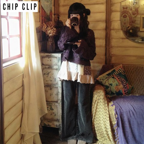レディース　パンツ（CHIP CLIP×はる）