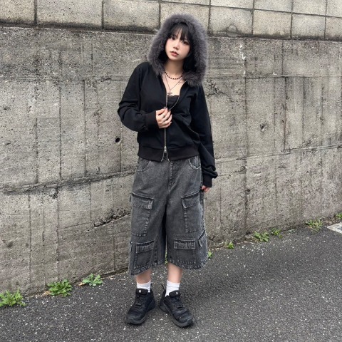 レディース　ハーフパンツ（CHIP CLIP×まひろ）