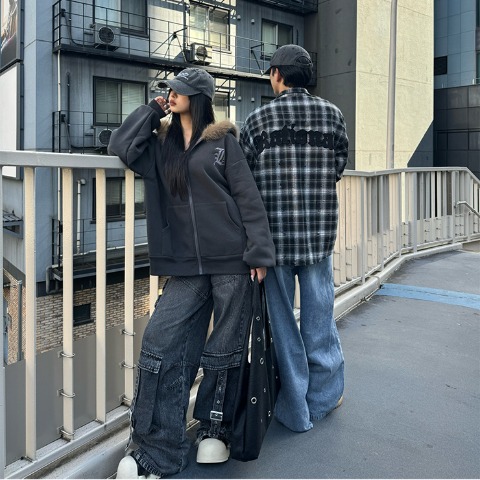 レディース　デニムカーゴパンツ（CHIP CLIP×KsG）