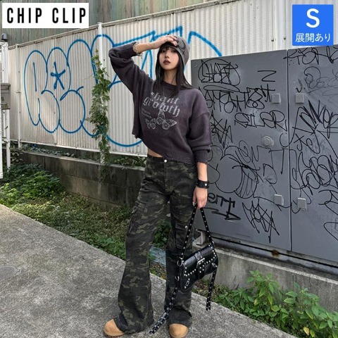 レディース　フレアパンツ（CHIP CLIP×KsG）