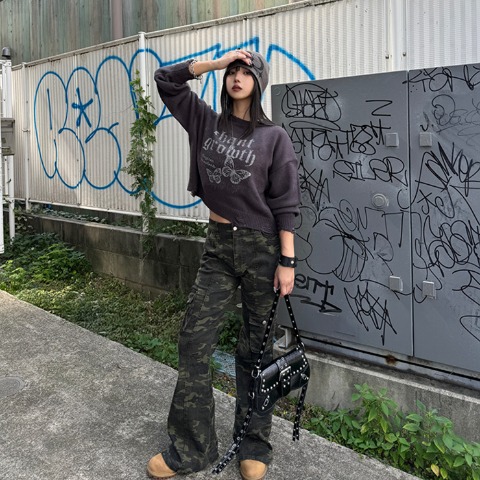レディース　フレアパンツ（CHIP CLIP×KsG）