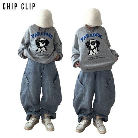 レディース　デニムカーゴパンツ（miyu×CHIP CLIP）