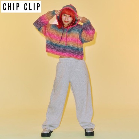 レディース　スウェットパンツ（Zipper×CHIP CLIP）