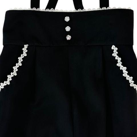 レディース【S～L】　サスペンダー付パンツ（Wonder Tea Party×CHIP CLIP）