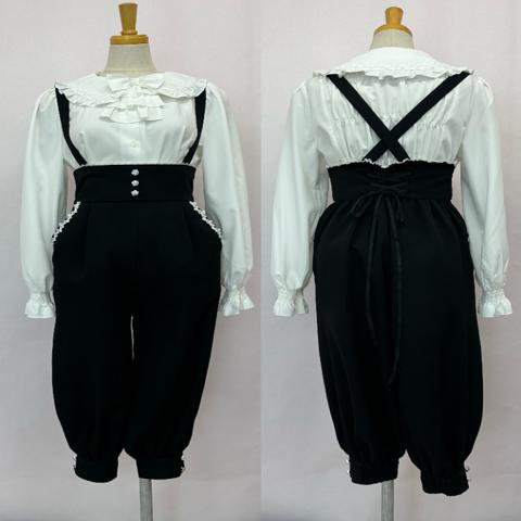 レディース【S～L】　サスペンダー付パンツ（Wonder Tea Party×CHIP CLIP）