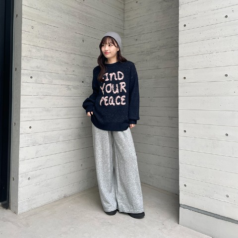 レディース　ニットパンツ（CHIP CLIP）