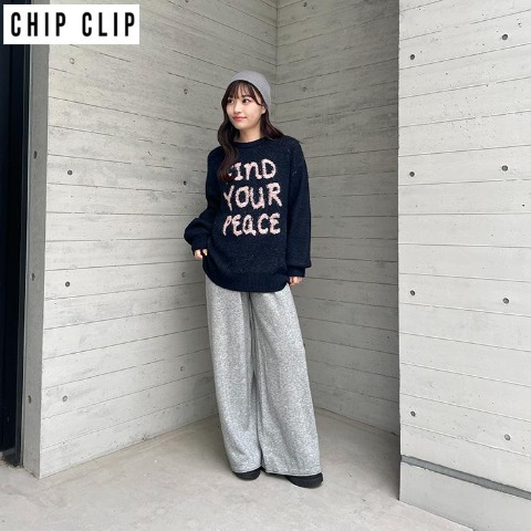 レディース　ニットパンツ（CHIP CLIP）