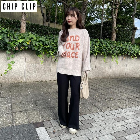レディース　ニットパンツ（CHIP CLIP）