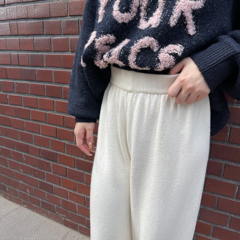 レディース　ニットパンツ（CHIP CLIP）