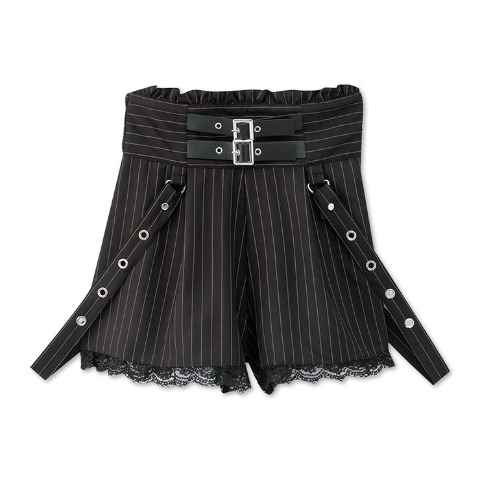 レディース【S～L】　ハーネス付ショートパンツ（えすちゃん×majoretty）