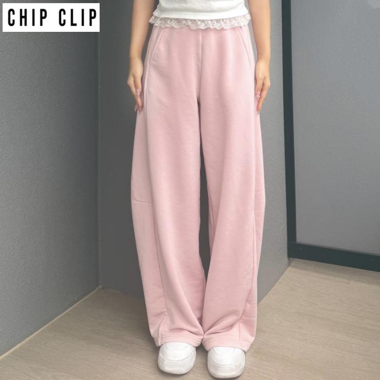 レディース バックロゴパンツ（ちしゃ×CHIP CLIP・TikTok） | アベイル