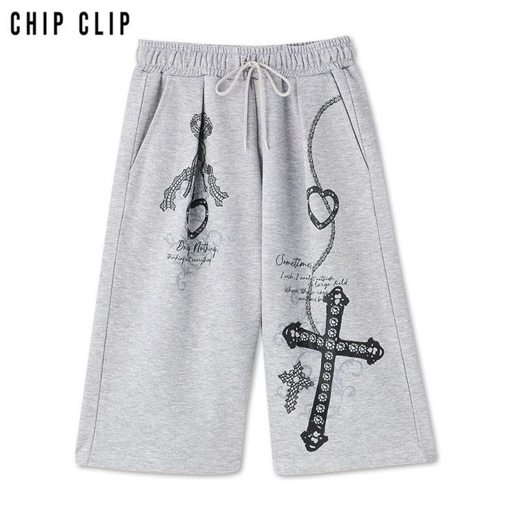 レディース トロンプルイユハーフパンツ（CHIP CLIP） | アベイル
