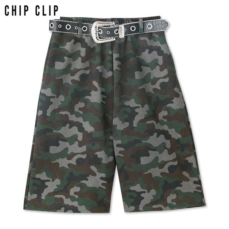 レディース ベルト付ハーフパンツ（CHIP CLIP） | アベイル | しまむら