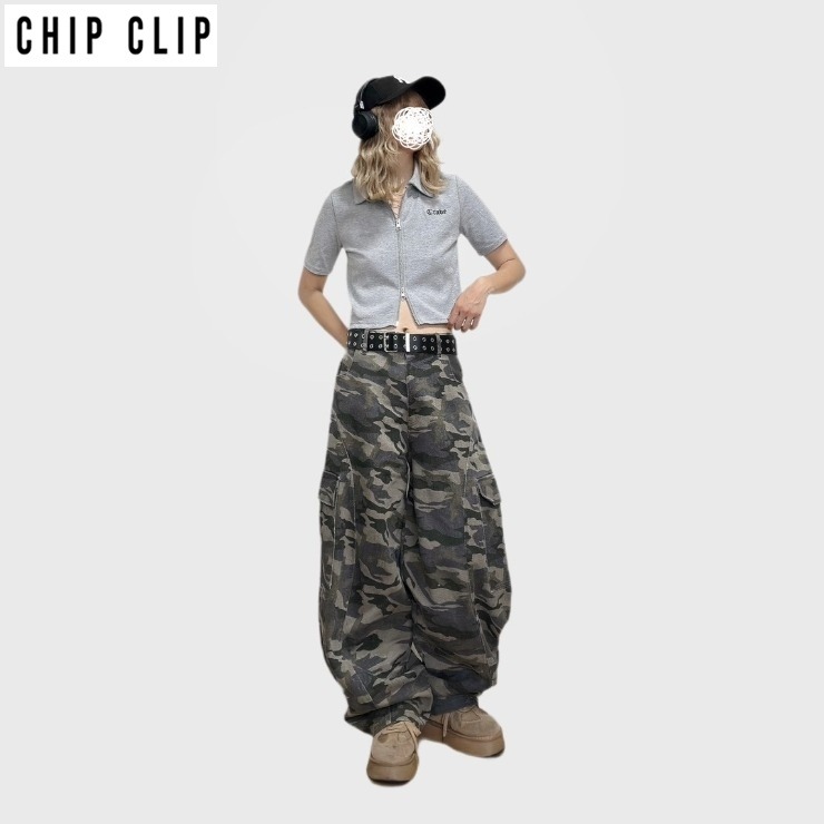 レディース ベルト付カーゴパンツ（CHIP CLIP×enna） | アベイル