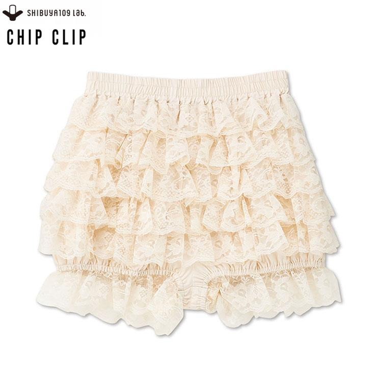 レディース レースフリルショートパンツ（CHIP CLIP） | アベイル