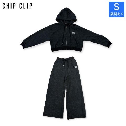 レディース　パーカ+パンツセット（CHIP CLIP）