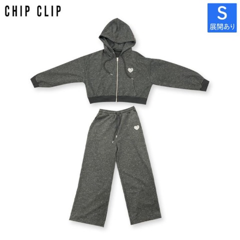 レディース　パーカ+パンツセット（CHIP CLIP）