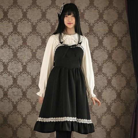 レディース【S～L】　ジャンパースカート（Wonder Tea Party×CHIP CLIP）