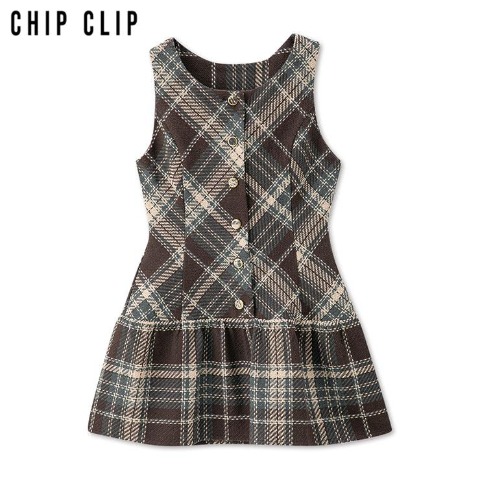 レディース【S～L】　ジャンパースカート（CHIP CLIP）