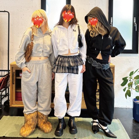 レディース【S～L】　セットアップ（CHIP CLIP・TikTok）