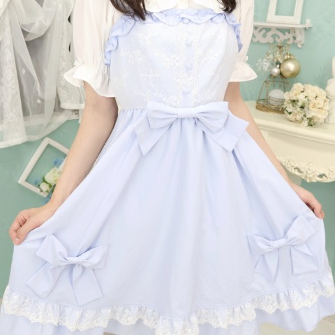 レディース【S～L】　ジャンパースカート（CHIP CLIP×七海にこ）