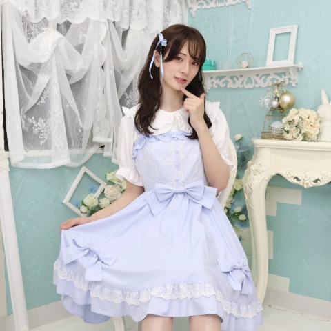 レディース【S～L】　ジャンパースカート（CHIP CLIP×七海にこ）