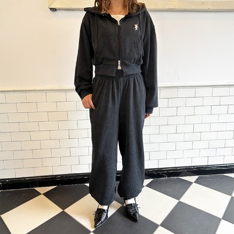 レディース【S～L】　長袖ジップパーカ+パンツ（CHIP CLIP・TikTok）