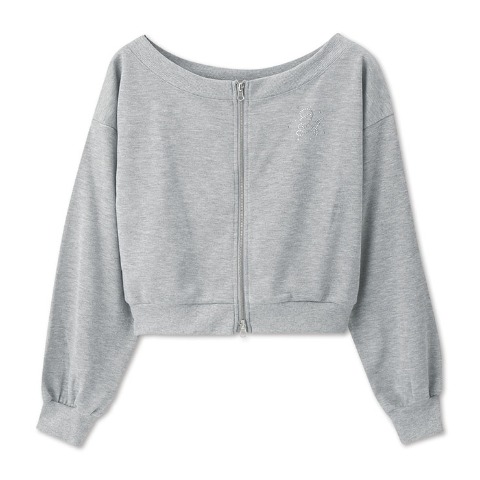 レディース　オフショルジッププルオーバー+スカートセット（CHIP CLIP）