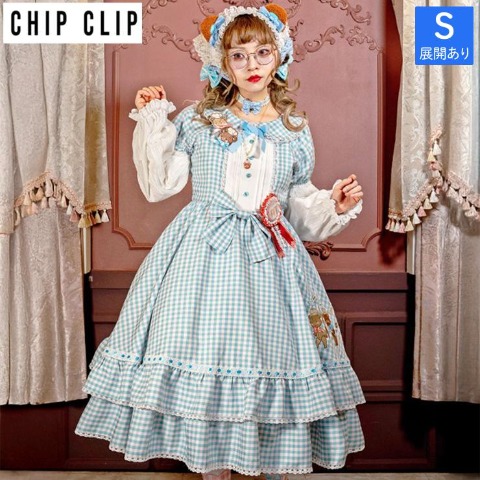レディース【S～L】　半袖ワンピース（CHIP CLIP×五月アイ）