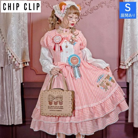レディース【S～L】　半袖ワンピース（CHIP CLIP×五月アイ）