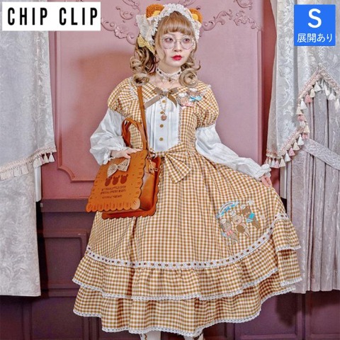 レディース【S～L】　半袖ワンピース（CHIP CLIP×五月アイ）