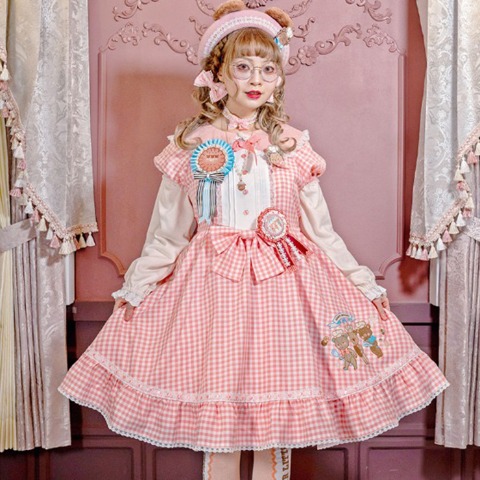 レディース【S～L】　半袖ワンピース（CHIP CLIP×五月アイ）