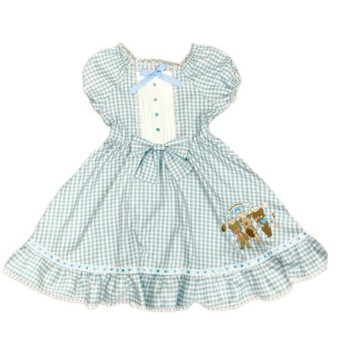 レディース【S～L】　半袖ワンピース（CHIP CLIP×五月アイ）