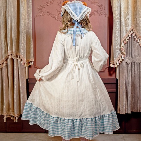 レディース【S～L】　長袖ワンピース（CHIP CLIP×五月アイ）