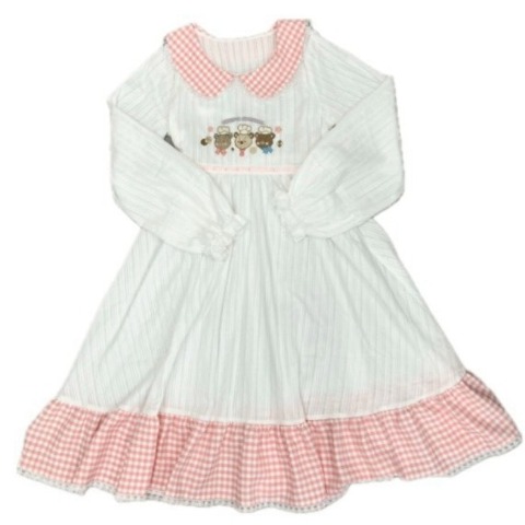 レディース【S～L】　長袖ワンピース（CHIP CLIP×五月アイ）