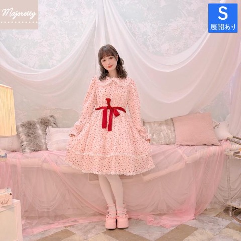 レディース【S～L】　長袖ワンピース（まゆろん×majoretty）