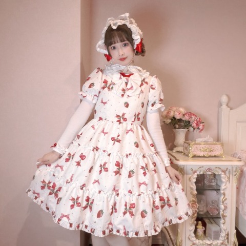 レディース【S～L】　半袖ワンピース（まゆろん×majoretty）