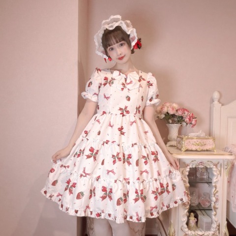 レディース【S～L】　半袖ワンピース（まゆろん×majoretty）