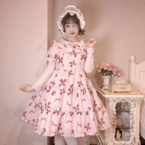 レディース【S～L】　半袖ワンピース（まゆろん×majoretty）