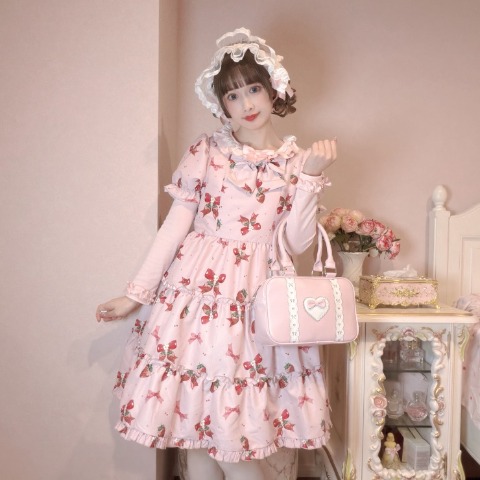 レディース【S～L】　半袖ワンピース（まゆろん×majoretty）