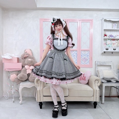 レディース【S～L】　ジャンパースカート（まゆろん×majoretty）