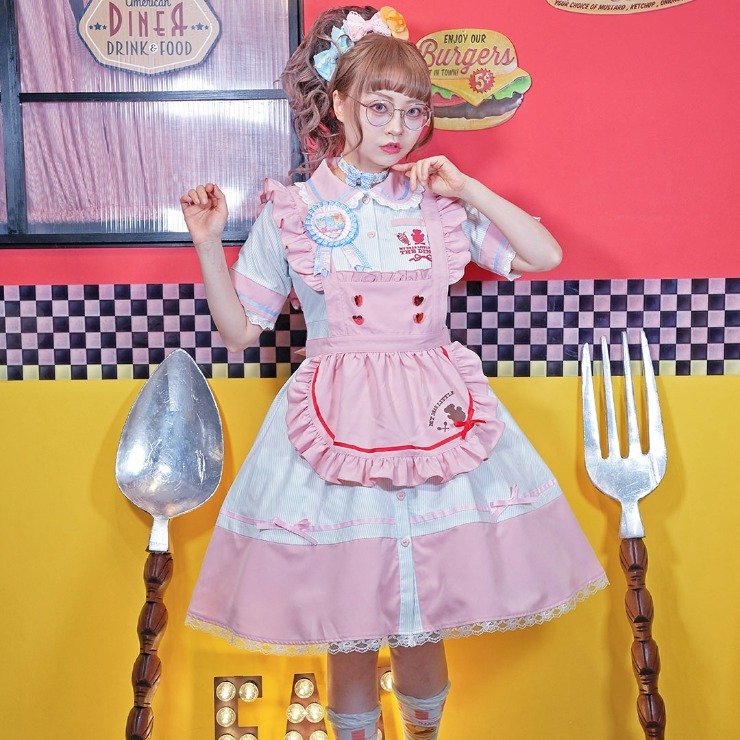 レディース【S～L】 エプロン（majoretty×五月アイ） | アベイル