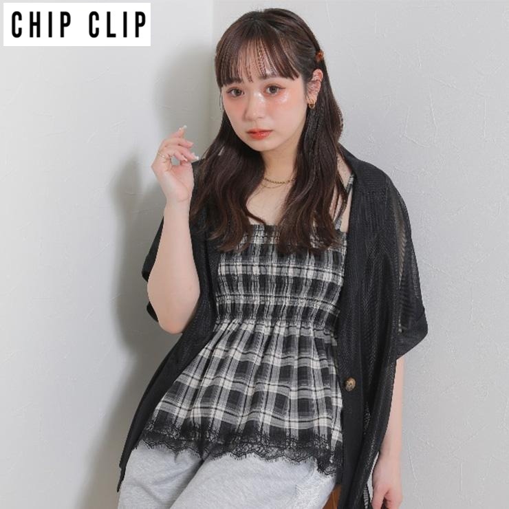 レディース チェック柄ビスチェ（CHIP CLIP／さやべび） | アベイル