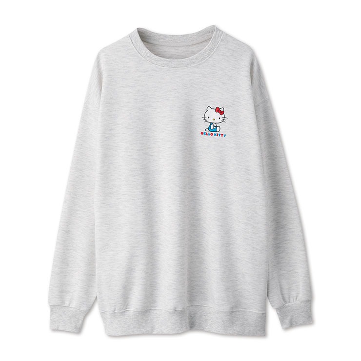ローリーズファーム　キティ　トレーナー　スウェット白 限定50周年 LOWRYS FARM（ローリーズファーム）×ハローキティのコラボ