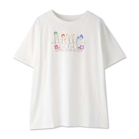 レディース　Tシャツ（Yes!プリキュア5 GoGo!×Sanrio characters）