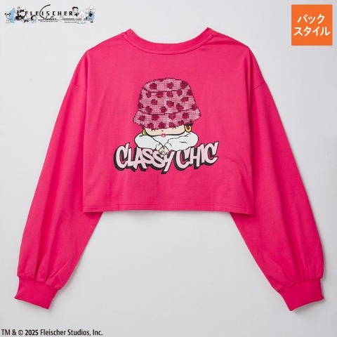 レディース　長袖Tシャツ（BETTY BOOP）