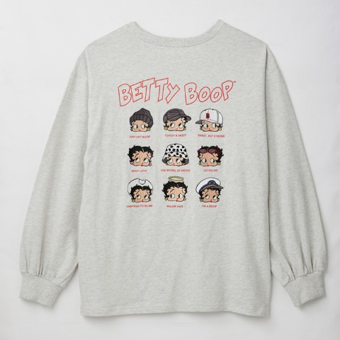 レディース　長袖Tシャツ（BETTY BOOP）