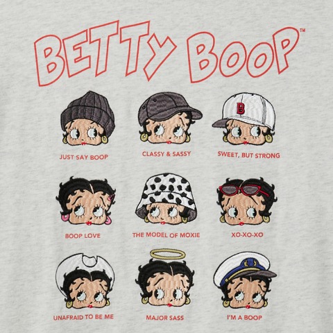レディース　長袖Tシャツ（BETTY BOOP）