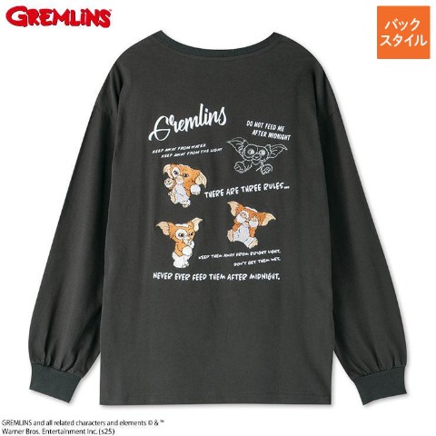 レディース　長袖Tシャツ（GREMLINS）